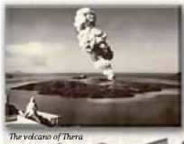 The volcano of Thira