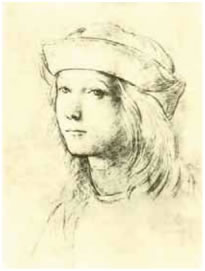 5. Ραφαήλ, «Πορτρέτο νεαρού», 1502. 