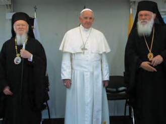 Συνάντηση Οικουμενικού Πατριάρχη, Αρχιεπισκόπου Αθηνών και Πάπα Ρώμης, Λέσβος, 2016