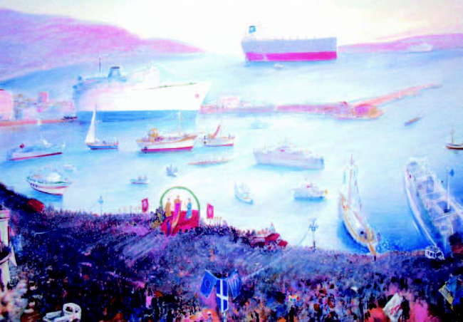 Γιώργος Zυμαράκης, Θεοφάνια στη Xίο (1996).