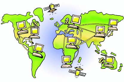 Εικόνα 11.2. Η επικοινωνία των υπολογιστών του Διαδικτύου