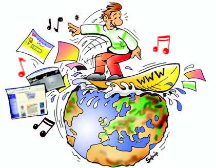 Εικόνα 13.1. Η πλοήγηση στο Διαδίκτυο είναι μία συναρπαστική και διασκεδαστική διαδικασία