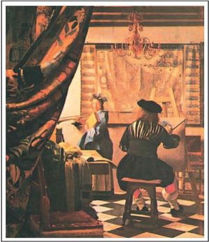 Γιαν Βερμέερ,Ο καλλιτέχνης στο ατελιέ του