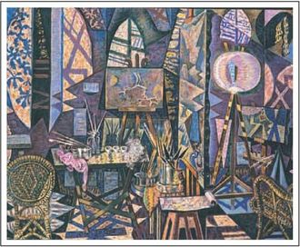 Νίκος Χατζηκυριάκος-Γκίκας
			Το εργαστήρι του Καλλιτέχνη