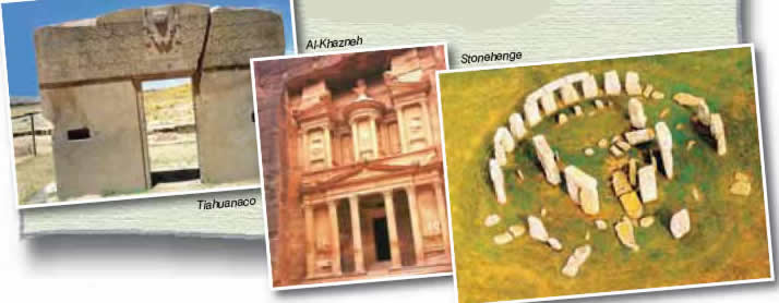 Tiahuanaco Ai-Khazneh Stonehenge