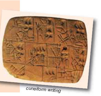 cuneiform writing