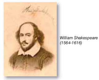 William Shakespeare
(1564-1616)