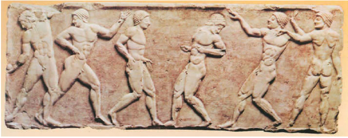 Μαρμάρινη στήλη. Εθνικό Αρχαιολογικό Μουσείο Αθήνα 490 π.Χ Εθνικό Αρχαιολογικό Μουσείο Αθηνών 4ο αιώνα π.Χ.