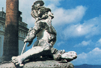 4. Ο θάνατος του Αχιλλέα. Γλυπτό της νεότερης εποχής.