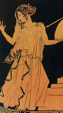 4. Η ωραία Ελένη. Από αρχαίο ελληνικό αγγείο.