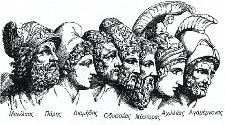 3. Οι πιο σπουδαίοι ήρωες του Τρωικού πολέµου.