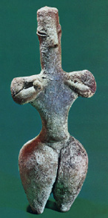 6. Γυναικείο ειδώλιο.