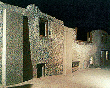 6. ∆ιώροφο σπίτι στο Ακρωτήρι της Θήρας.