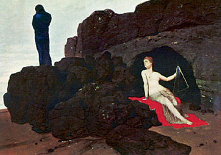 2. Οδυσσέας και Καλυψώ. Έργο ζωγραφικής της νεότερης εποχής.