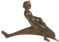 ∆ελφίνι και αναβάτης, 475-450 π.Χ., Εθνικό Αρχαιολογικό Μουσείο