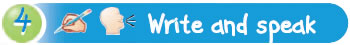 Write and speak
