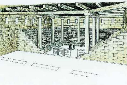 1. Το παλιό Βουλευτήριο (αναπαράσταση)