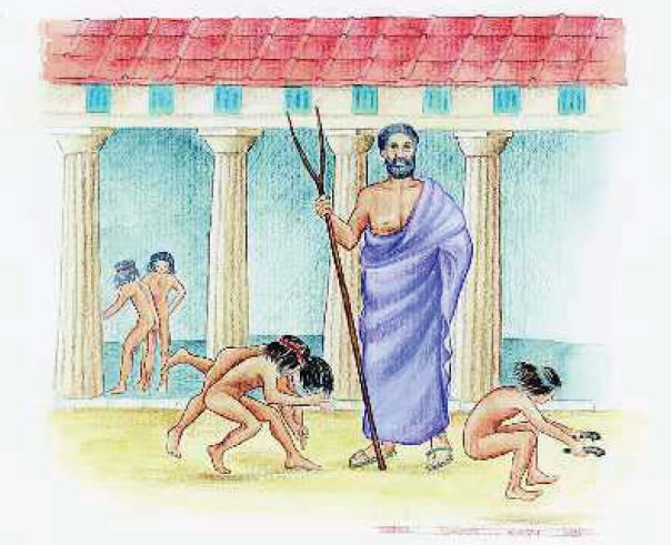2. Oι νέοι στη Σπάρτη γυµνάζονταν καθηµερινά