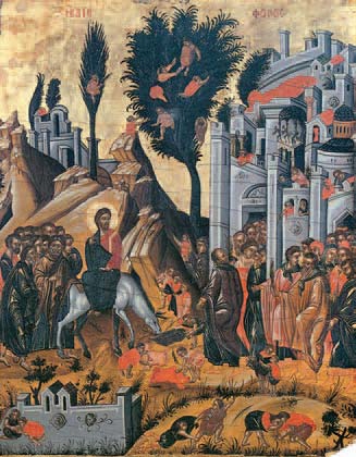 Και η «Βαϊοφόρος» είναι μία από τις παραστάσεις του ιστορικού κύκλου (I. M. Διονυσίου, Άγ. Όρος).