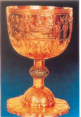 Άγιο Ποτήριο, το λεγόμενο των Κομνηνών (Ι.Μ. Πρέβελη, Κρήτη, 1958).