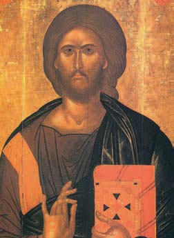 Στο πρόσωπο του Χριστού συναντούμε την αληθινή δικαιοσύνη (έργο Mανουήλ Πανσέληνου, Πρωτάτο Aγ. Όρους, 1290).