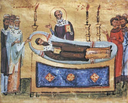 Xιλιάδες άνθρωποι θρήνησαν την απώλεια του Μεγάλου πραγματικά Αγίου (χειρόγραφο I. M. Διονυσίου, Άγ. Όρος).