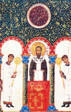 Επίσκοπος, επιστήμονας, δάσκαλος, θεολόγος, υπερασπιστής των αδικουμένων! (Eιλητάριο, 13ος αι., I. M. Aγ. Iωάννη Θεολόγου, Πάτμος).