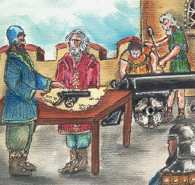 4. Ο Ούγγρος μηχανικός Ουρβανός ανέλαβε την κατασκευή κανονιών για την πολιορκία της Πόλης