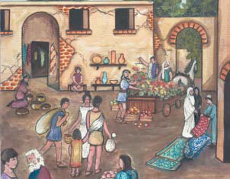 2. Yπαίθρια αγορά σε συνοικία της Πόλης