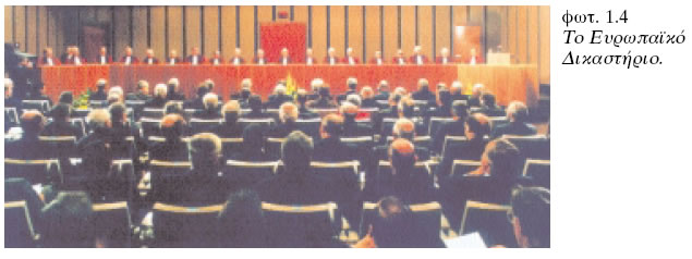 Το Ευρωπαϊκό Δικαστήριο.