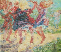 Άγριος χορός παιδιών, 1909