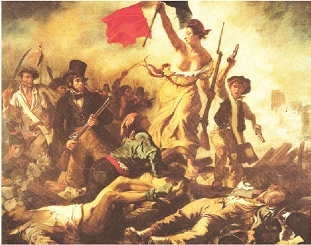 Ευγένιος Ντελακρουά, Η Ελευθερία οδηγεί το λαό, Παρίσι, Μουσείο Λούβρου