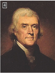 Ο Τόμας Τζέφερσον, συντάκτης της Διακήρυξης της Αμερικανικής Ανεξαρτησίας και 3ος πρόεδρος των Ηνωμένων Πολιτειών της Αμερικής