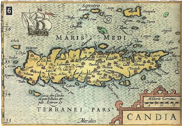 Η Κρήτη σε απεικόνιση της εποχής της Βενετοκρατίας, Αθήνα, Συλλογή Μορφωτικού Ιδρύματος Εθνικής Τραπέζης