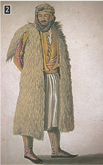 Σουλιώτης, έγχρωμη χαλκογραφία, Αθήνα, Γεννάδειος Βιβλιοθήκη