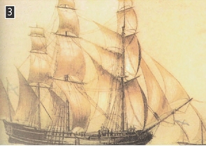 Η φρεγάτα του Λάμπρου Κατσώνη, χαλκογραφία