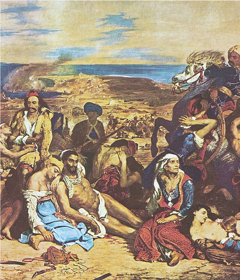 Ευγένιος Ντελακρουά, Η σφαγή της Χίου, Παρίσι, Μουσείο Λούβρου