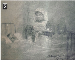 Σκηνή νοσοκομείου, Θεσσαλονίκη 1912, Εθνικό Ιστορικό Μουσείο