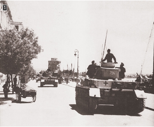 Οι Γερμανοί κατακτητές μπαίνουν στη Θεσσαλονίκη