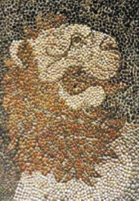 2. Κυνήγι λιονταριού, (λεπτομέρεια)350 π.Χ., Πέλλα