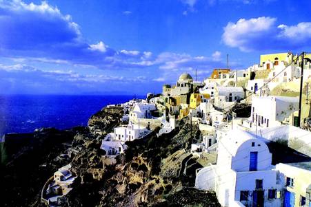 Οία στην Σαντορίνη στις μέρες μας