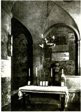 Κρύπτη στην κατακόμβη του Αγίου Σεβαστιανού, Ρώμη.