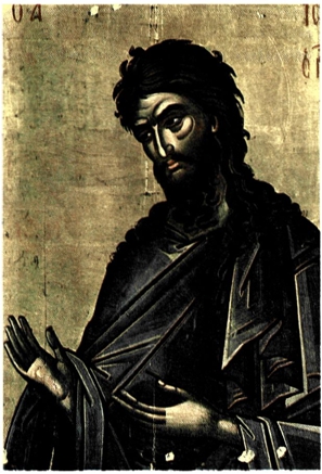 Ο Τίμιος Πρόδρομος Εικόνα στο Πρωτάτο, Άγιο Όρος, 16ος αι.