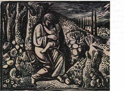 Τάσσος (Αλεβίζος) (1914-1985), Άνοιξη, χαρακτικό