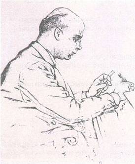 Γ. Σεφέρης (σχέδιο του Ν. Χατζηκυριάκου-Γκίκα)