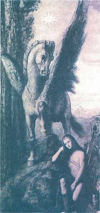 Gustave Moreau (1826-1898), Ο ταξιδευτής ποιητής (λεπτομέρεια 1868) Μουσείο G. Moreau, Παρίσι