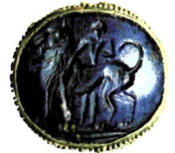 Σφραγιδόλιθοι, εξαίρετα έργα μινωικής μικροτεχνίας. Έμπειροι τεχνίτες φιλοτεχνούσαν πάνω σε πολύτιμους και ημιπολύτιμους λίθους ανάγλυφες μικροσκοπικές παραστάσεις, ιδιαίτερα κατά τη νεοανακτορική περίοδο. (Ηράκλειο Κρήτης, Αρχαιολ. Μουσείο)