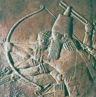 Λεπτομέρεια από ανάγλυφη διακόσμηση του ανακτόρου της Νινευί