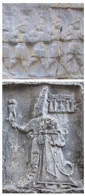 Ανάγλυφη απεικόνιση πομπής πολεμιστών και ενός Χετταίου βασιλιά. Η απεικόνιση έχει γίνει πάνω σε βράχους και προέρχεται από ιερό χεττίτικης πόλης (περ. 1350-1250 π.Χ.).