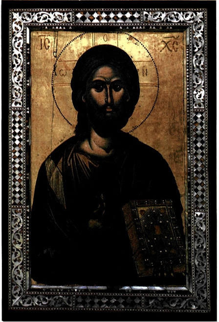 Ιησούς Χριστός Εικόνα στη μονή Ιβήρων, Άγιο Όρος, 16ος αι.